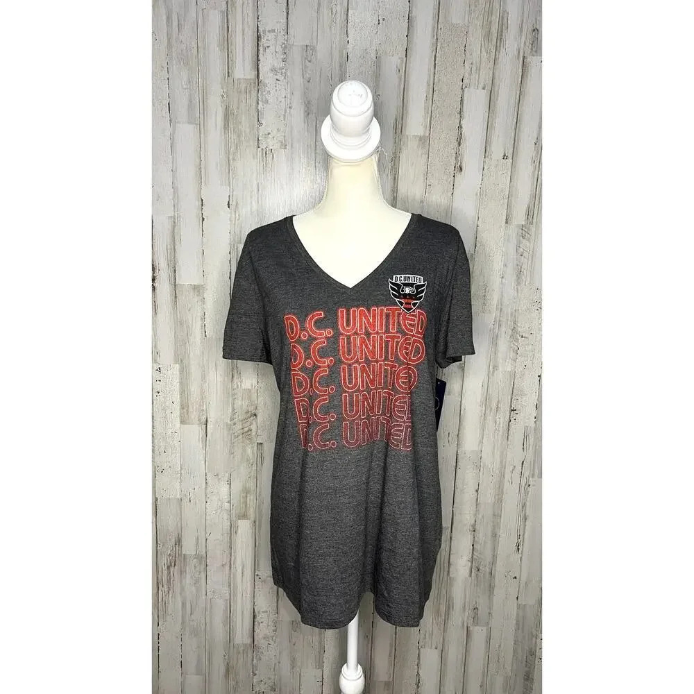 MLS Gray XL Women's Activewear T-Shirt‎ NWT
